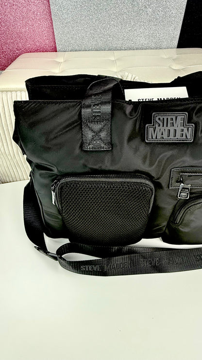 Steve Madden Tote Weekener Black