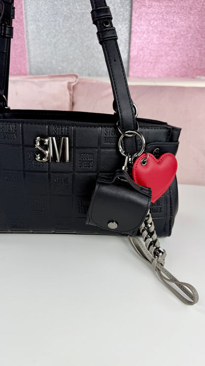 Steve Madden Shoulder BAG Black Heart