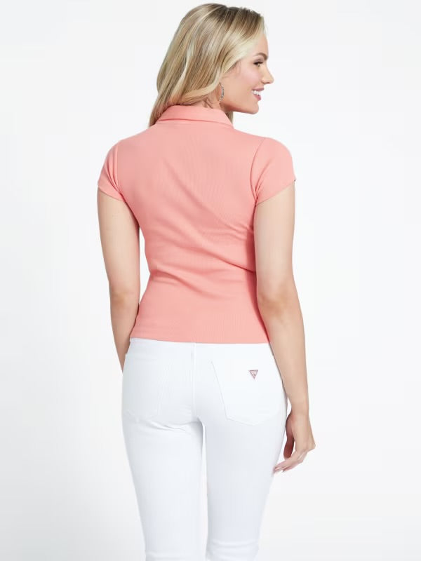 Guess Polo T Shirt Coral