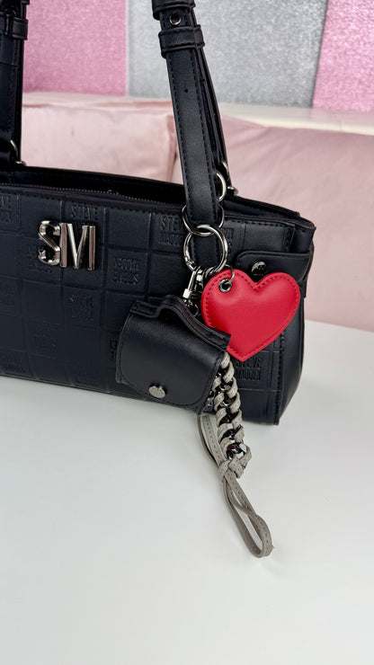 Steve Madden Shoulder BAG Black Heart