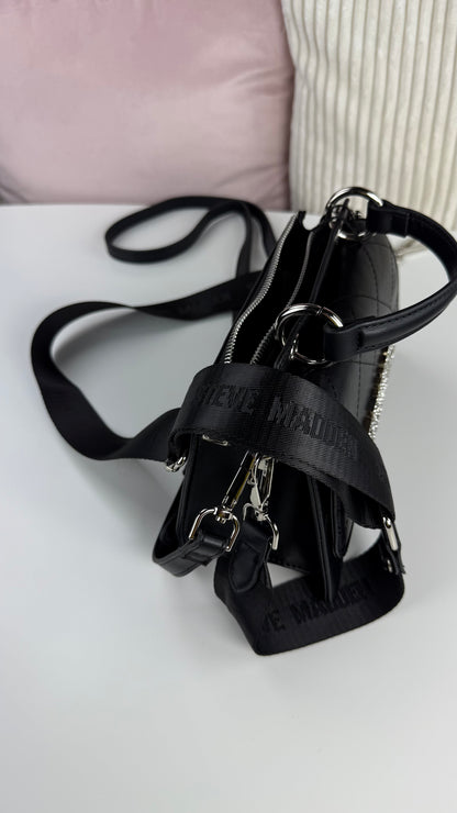 Steve Madden Crossbody Black 2 Strap mini
