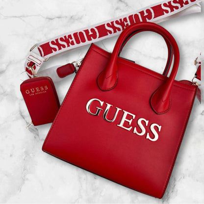 Guess Crossbody - Tote Red Logo