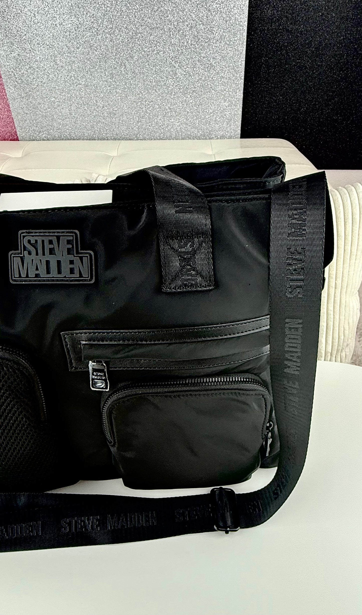 Steve Madden Tote Weekener Black