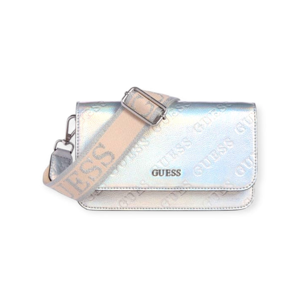 Guess Crossbody - Billetera Plateado
