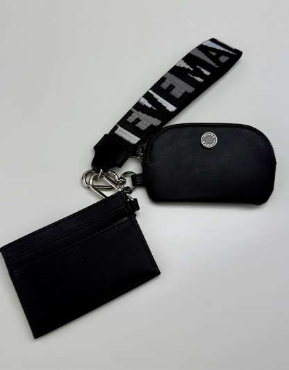 Steve Madden Card Holder & Wallet Black