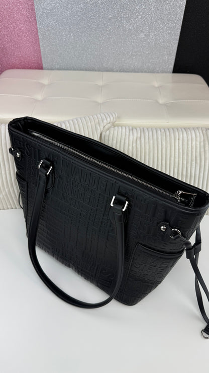 Steve Madden Tote BAG Black logos