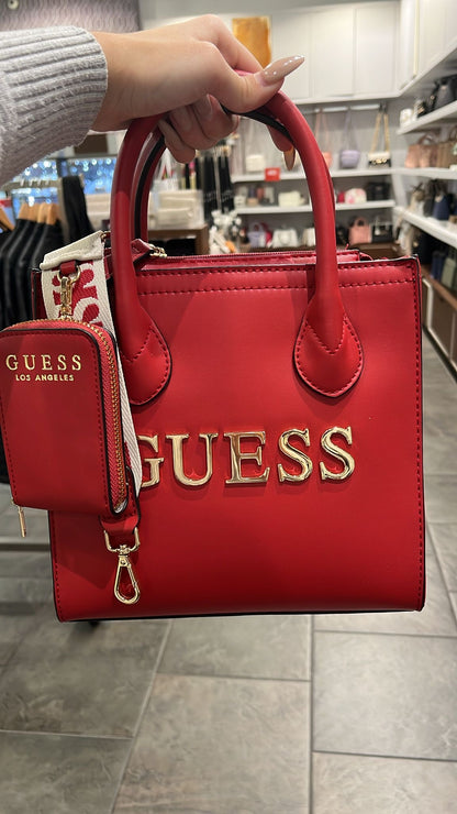 Guess Crossbody - Tote Red Logo