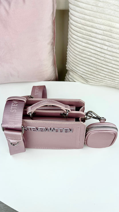 Steve Madden Crossbody mini Rosa Metalic