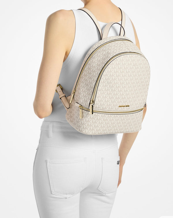 Michael Kors Mochila Beige Gold