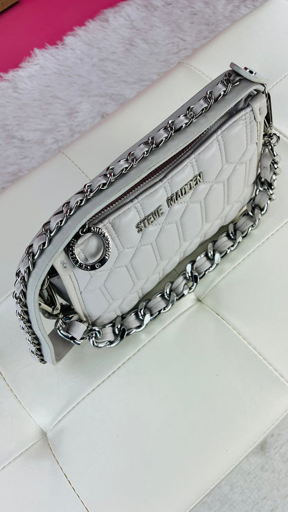 Steve Madden Mini Crossbody Blanco Cream