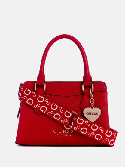 Guess Satchel Heart Red