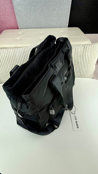 Steve Madden Tote Weekener Black