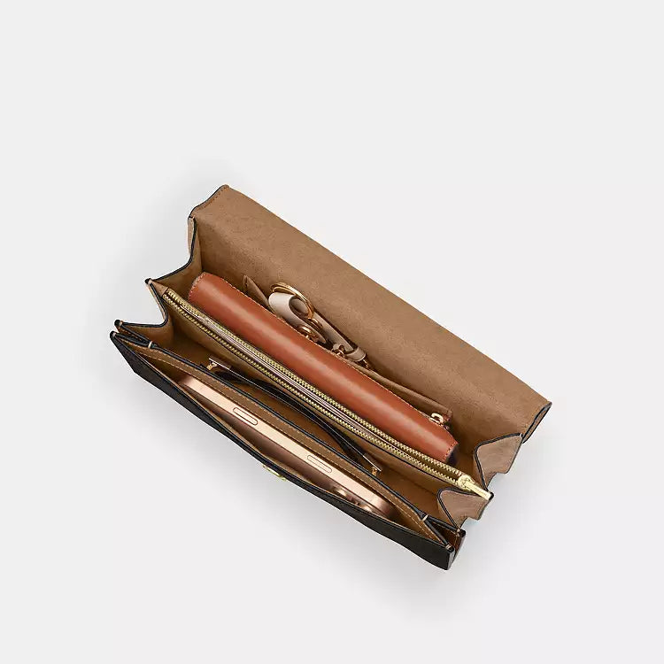 Coach Crossbody Klare Envelope Brown-Gold
