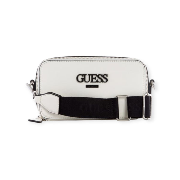 Guess Crossbody Doble ZIP Blanco