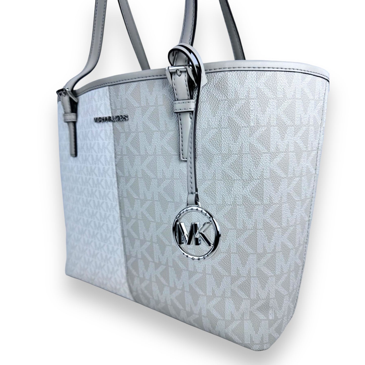 Michael Kors Tote Plateado