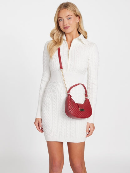 Guess Elise Shoulder Bag Red