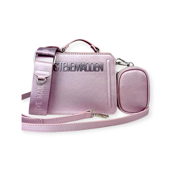 Steve Madden Crossbody mini Rosa Metalic