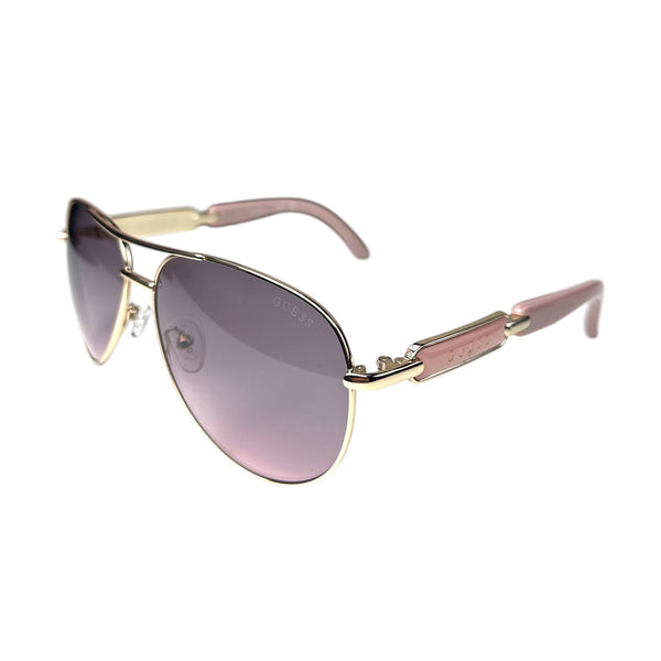 Guess Classic Aviator Sunglasses Pink