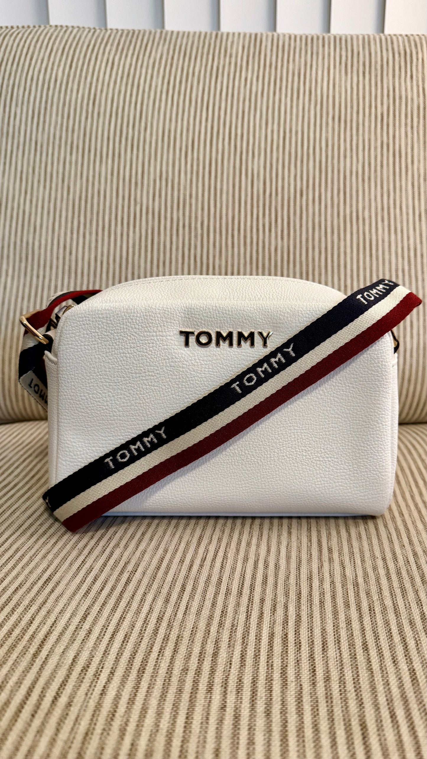 Tommy Hilfiger Crossbody White Lines