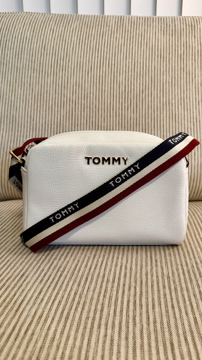 Tommy Hilfiger Crossbody White Lines