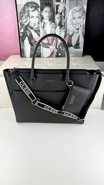Guess TOTE BAG Pennywise Carryall Black