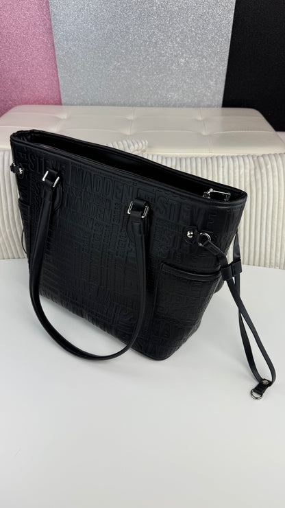 Steve Madden Tote BAG Black logos