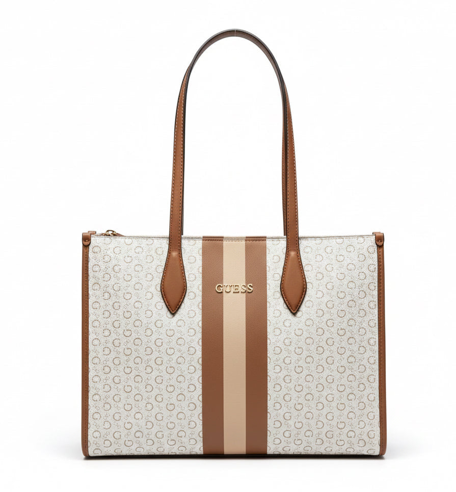 Guess Tote BAG Beige franjas