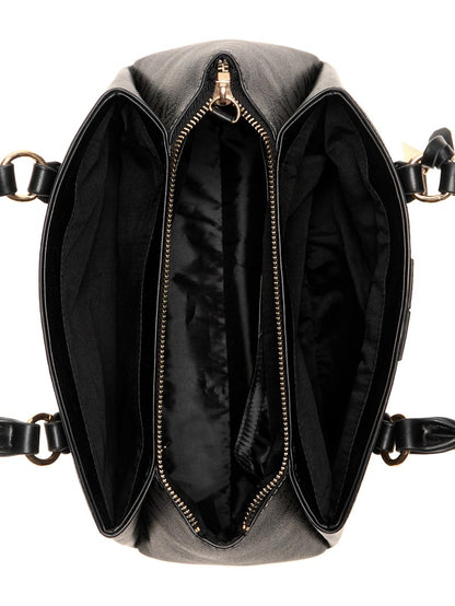 Guess Satchel Kyrie Black Lines