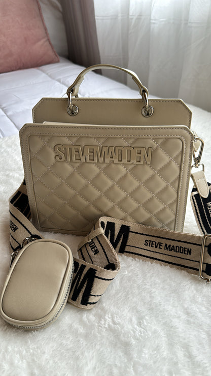 Steve Madden Crossbody Beige relieve