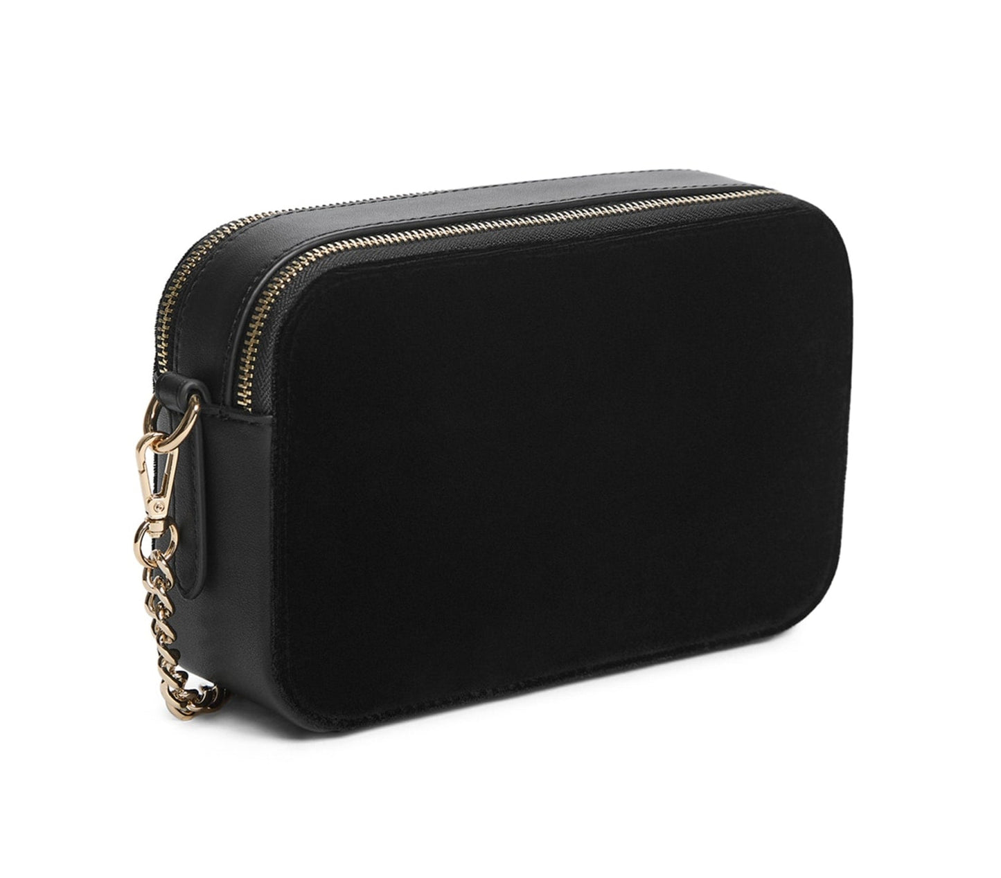 Guess Holly Velvet Crossbody Black