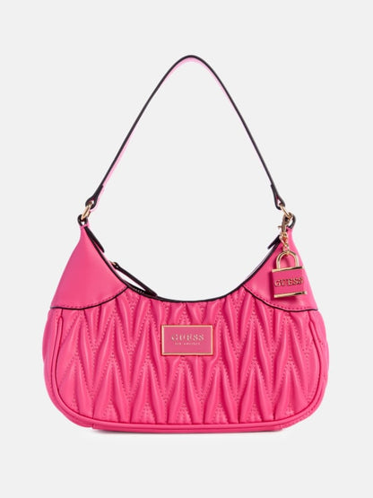 Guess Bolso Hombro Fluer Rosa