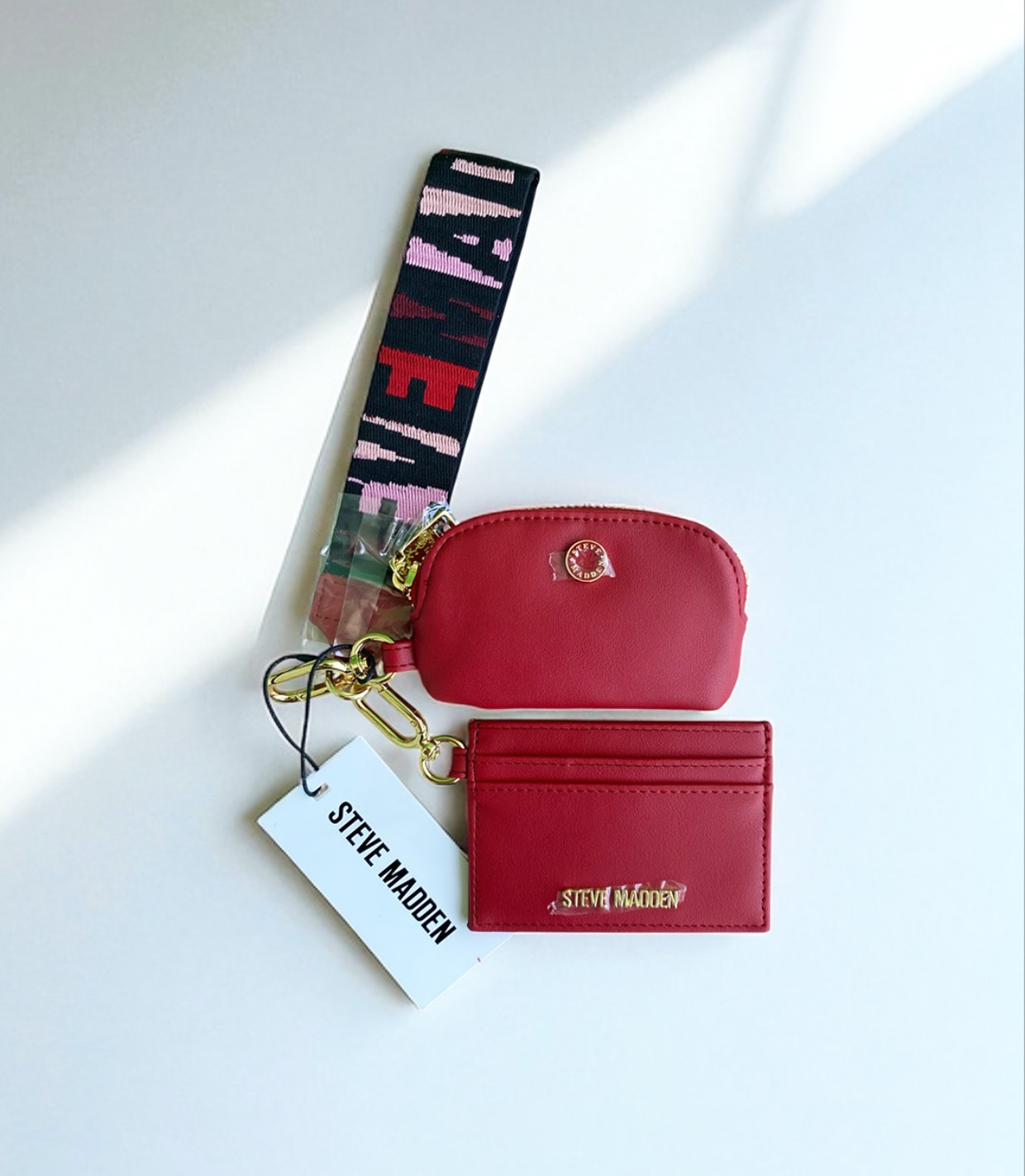 Steve Madden Card Holder & Wallet Red