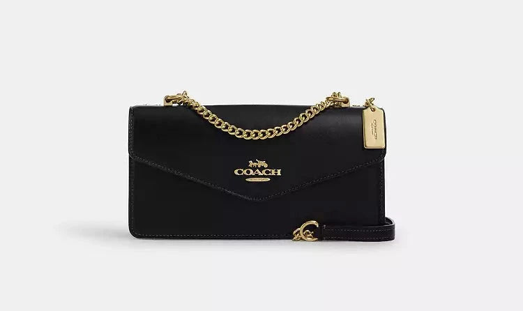 Coach Crossbody Klare Envelope Black-Gold