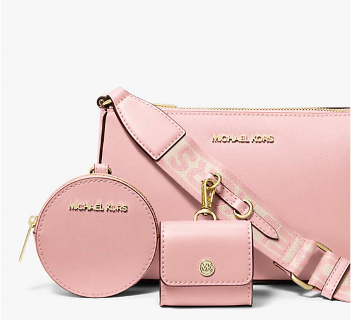 Michael Kors Jet Set Crossbody Airpods PINK